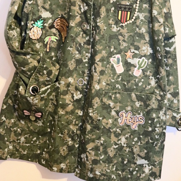 Women's Camo Camouflage Jacket - Picture 6 of 8